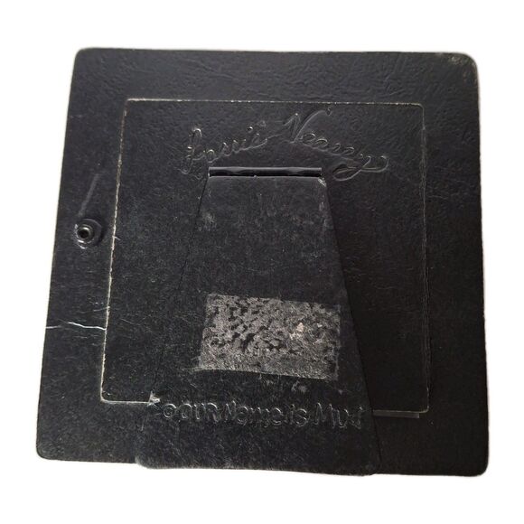 Lorrie Veasey Ceramic Black Cats Purr Photo Picture Frame Our Name Is Mud 4"x4" - Picture 2 of 3